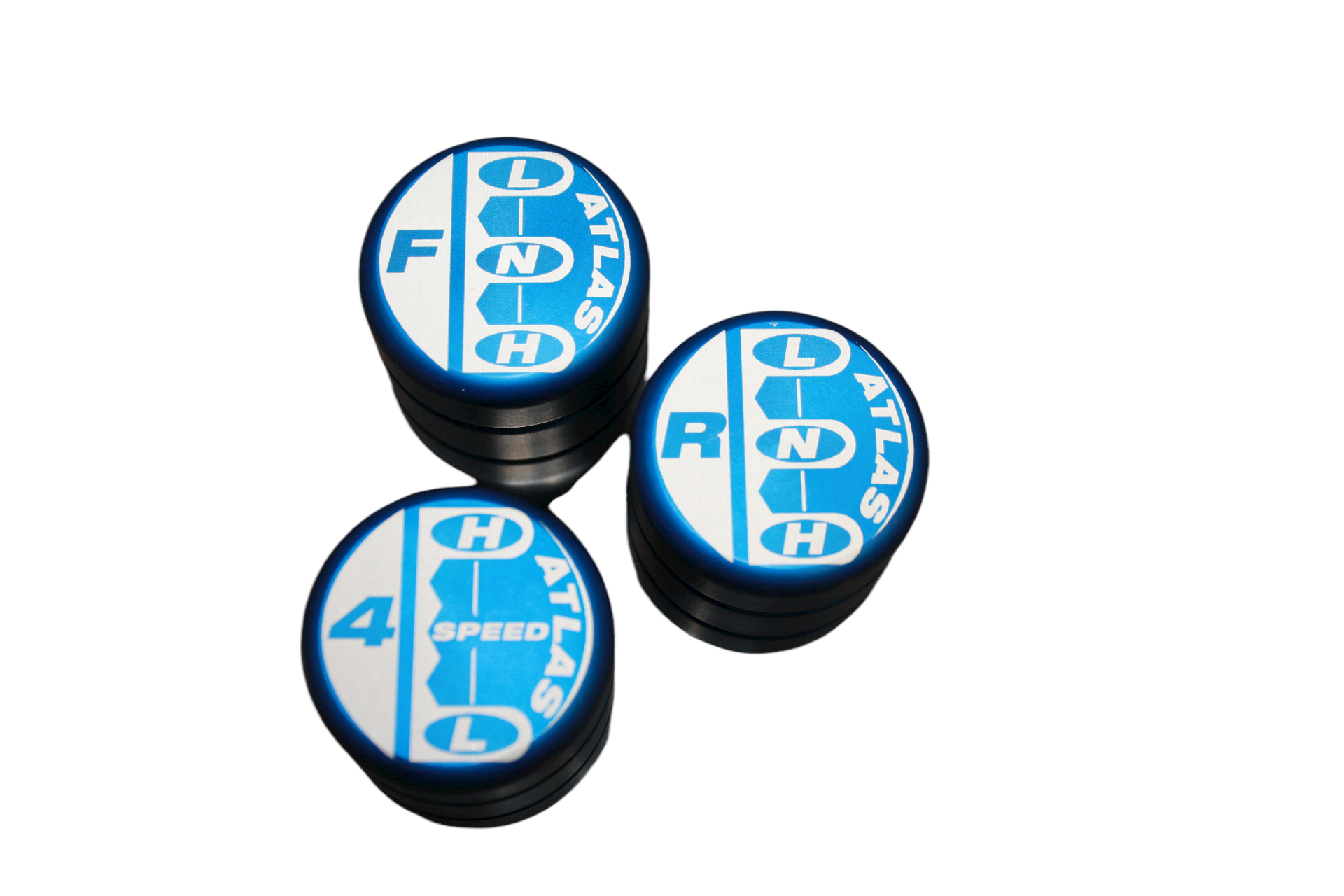 KNOB SET ATLAS 4SP SPORT BLUE Advance Adapters