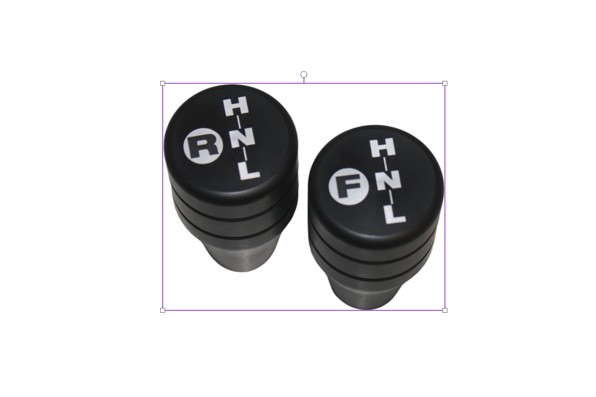 KNOB SET ATLAS REV BLACK Advance Adapters