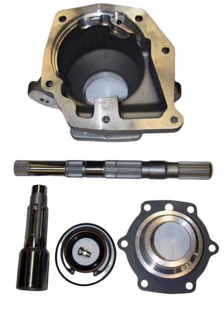 Picture of FORD C4 AUTOMATIC TO BRONCO DANA 20 1966-76. This kit includes a new input shaft for the dana 20.